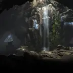 vintage narrator in cave voice changer