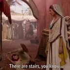 hes at the stairs meet him there voice changer