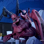 Smiling Friends Devil voice changer