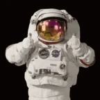 Astronaut Listening to Lofi voice changer