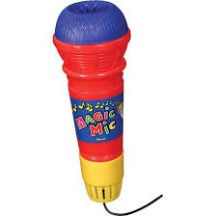 Plastic mic voice changer