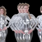 Animatronic glitching voice voice changer