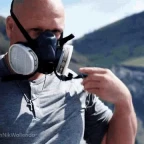 Respirator voice changer